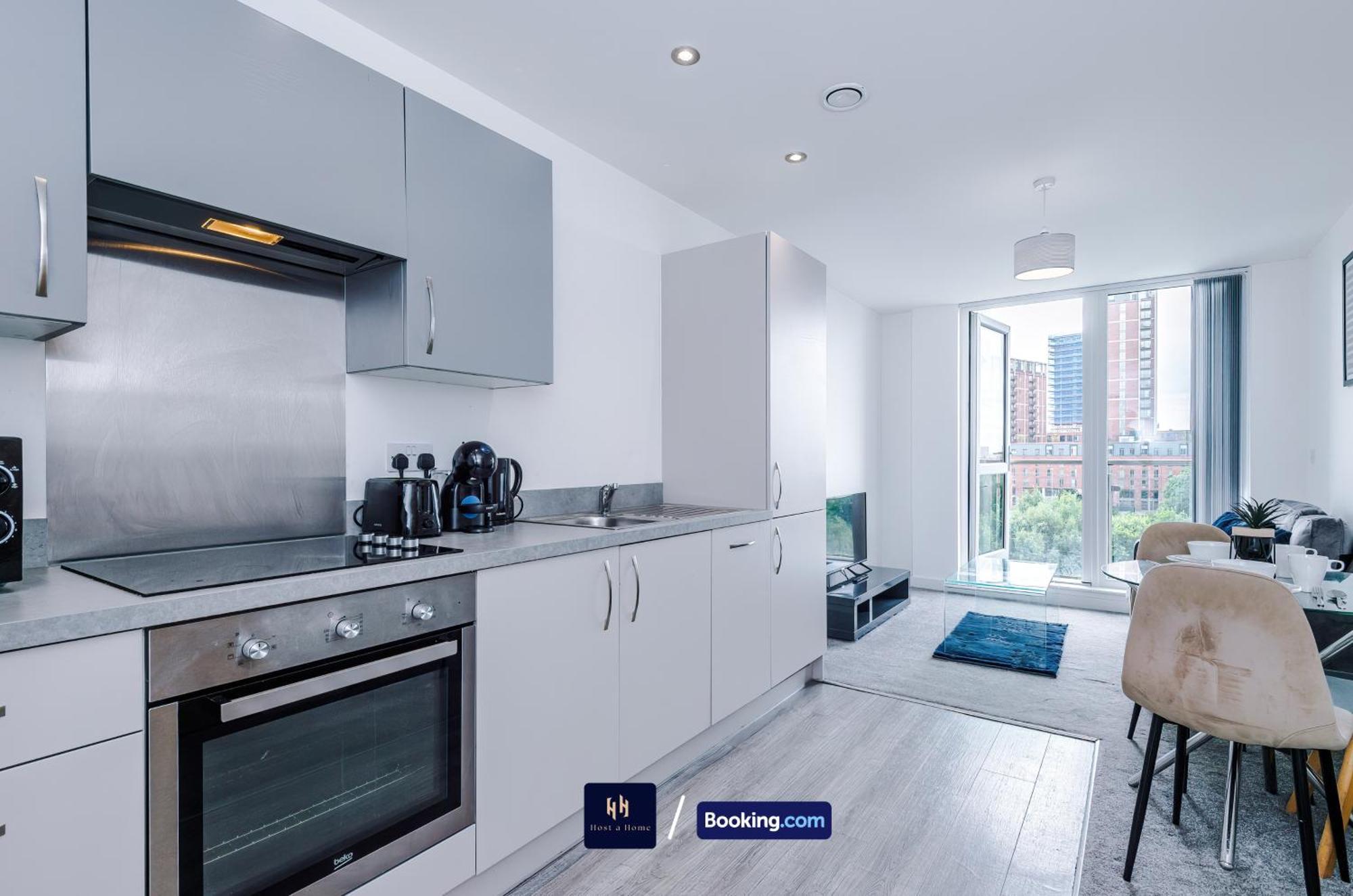 Modern 1 Bed With Balcony By Host A Манчестер