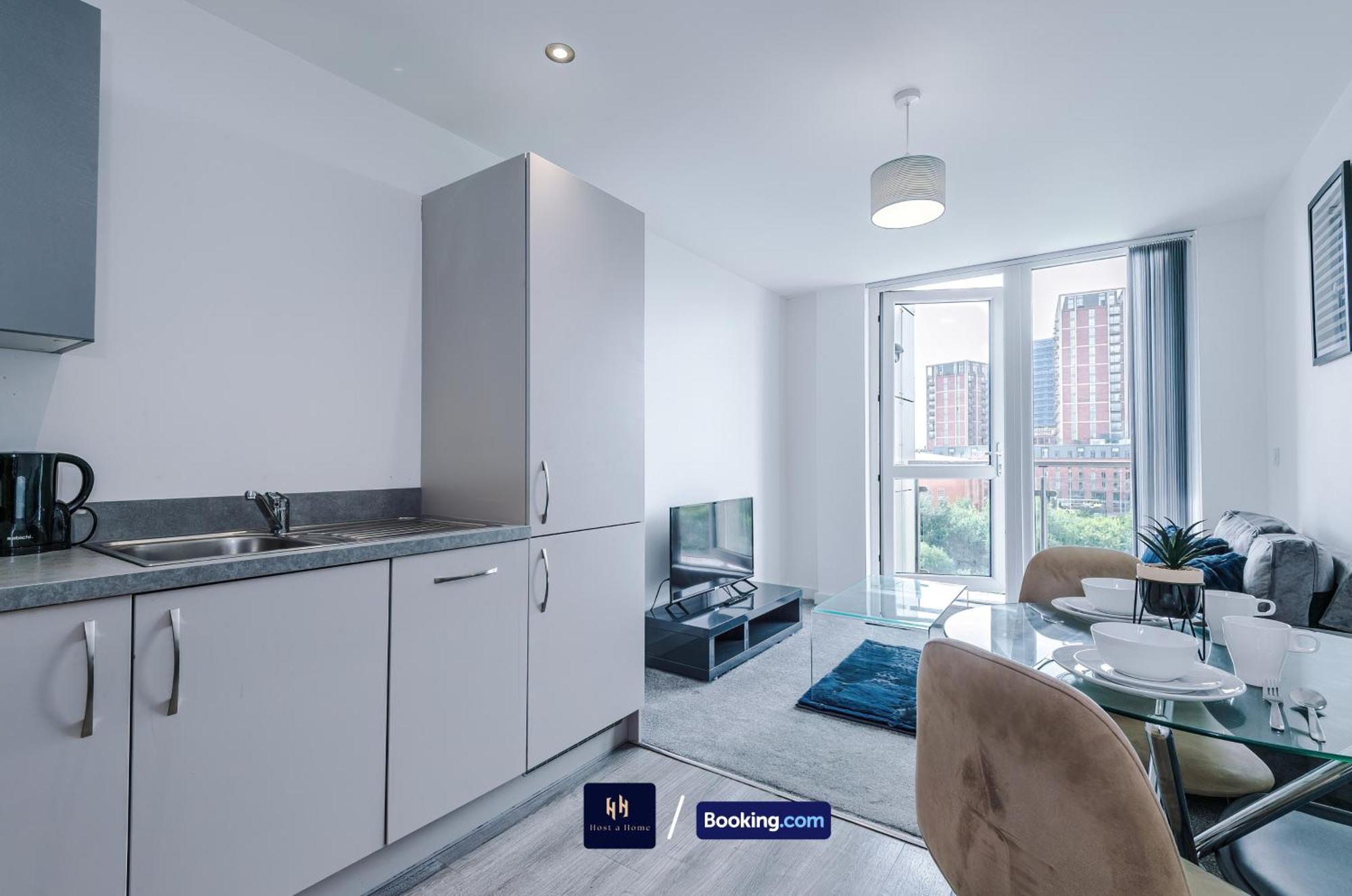 Modern 1 Bed With Balcony By Host A Манчестер