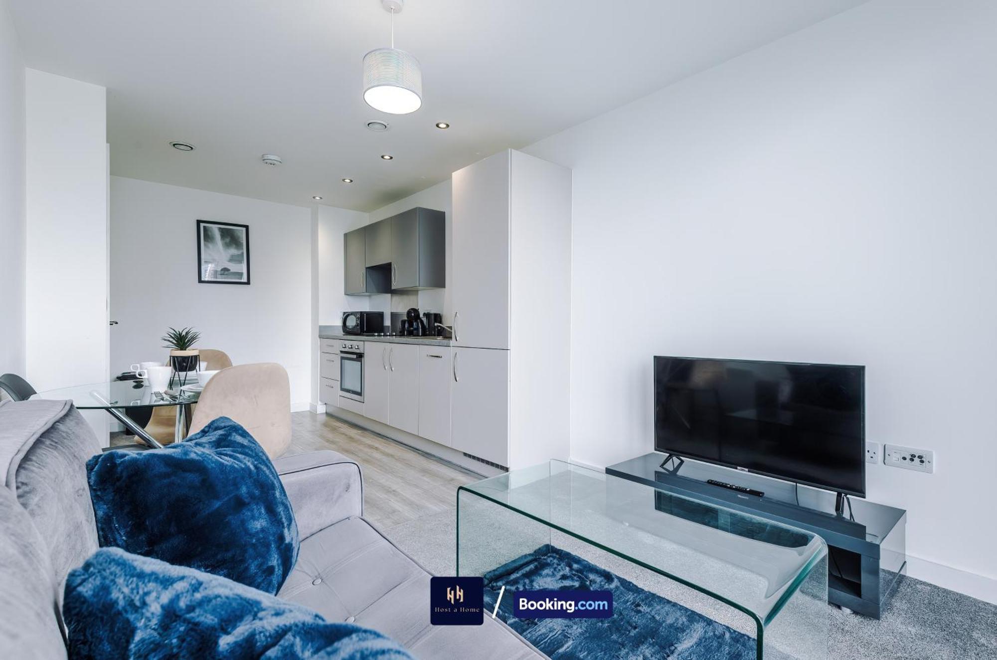 Modern 1 Bed With Balcony By Host A Appartement